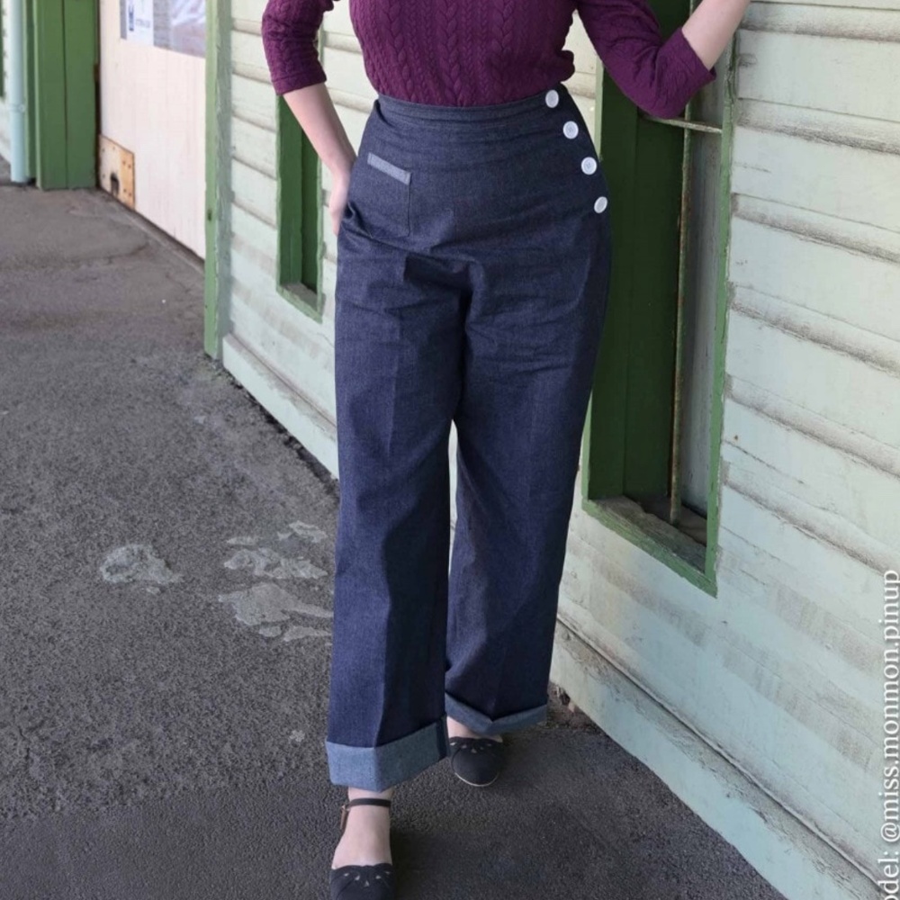 Vivien of Holloway - Katharine Trousers - Denim